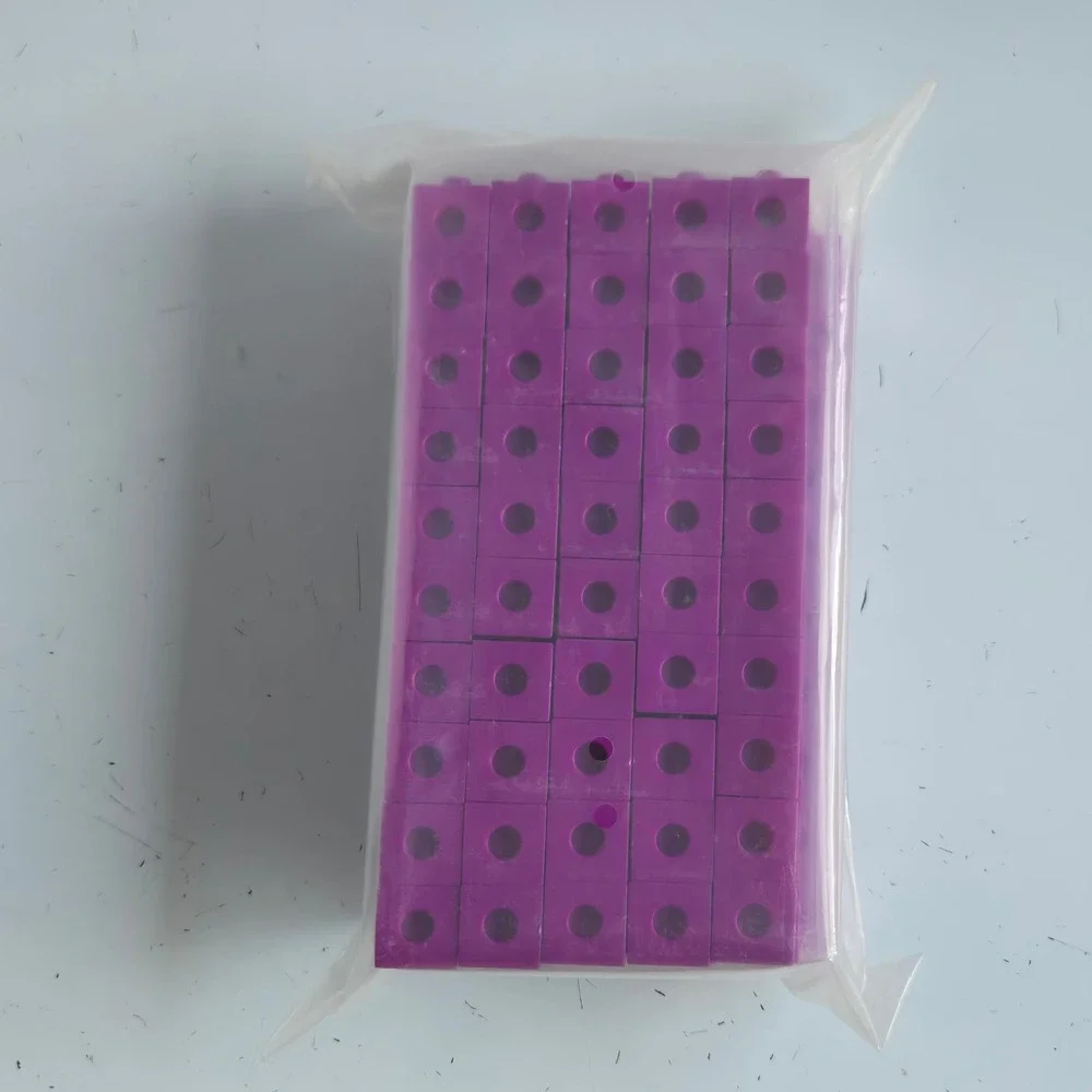 200 Purple Connecting Cubes Math Manipulative Blocks, Homeschool, counting toy
